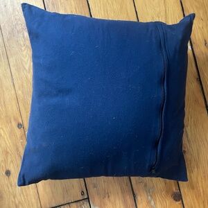Pair of Navy Batik Print Pillows